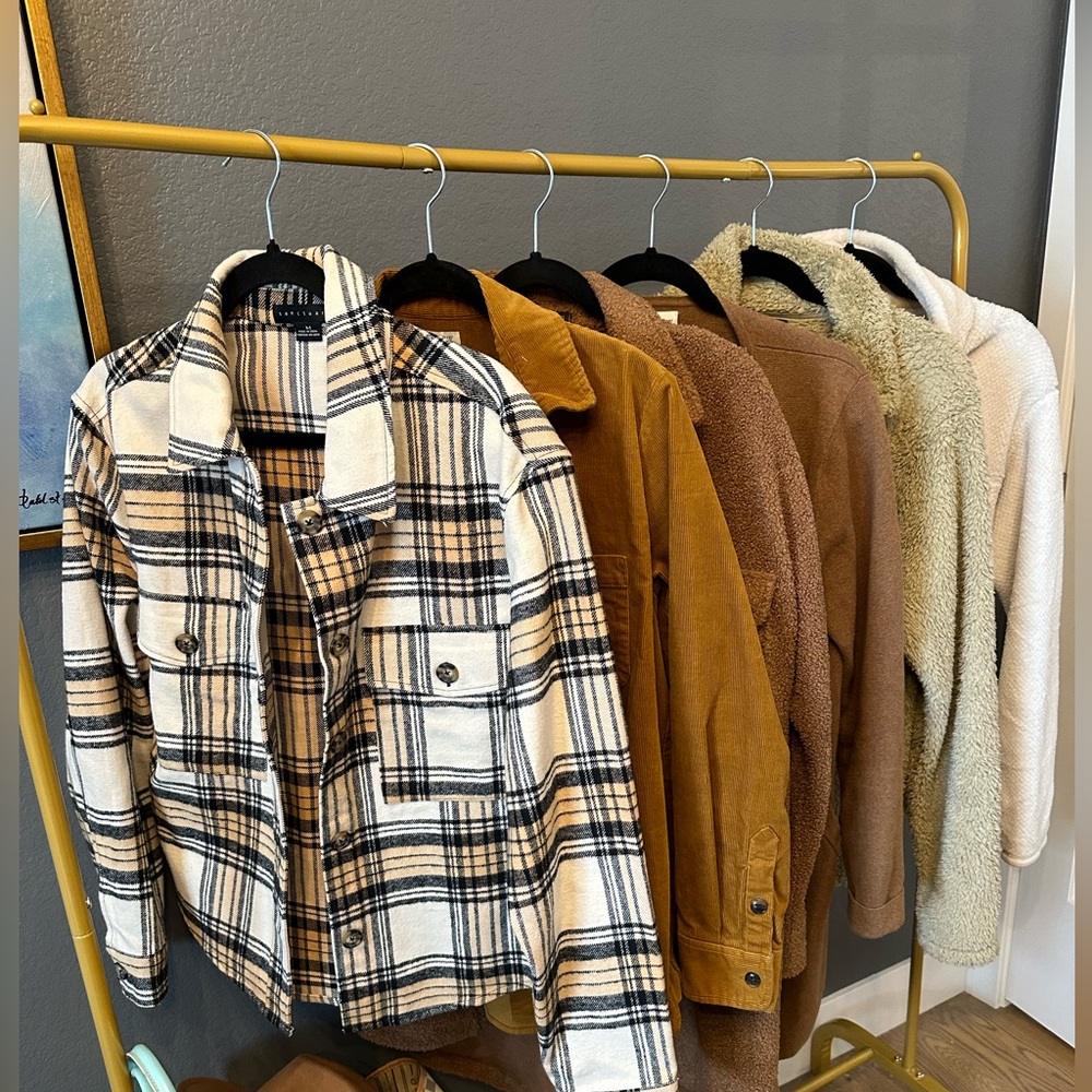 Sanctuary Plaid Shacket- Size M